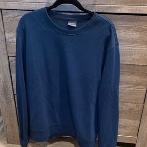 Eddie Bauer Men's Deep Blue Crewneck Sweater